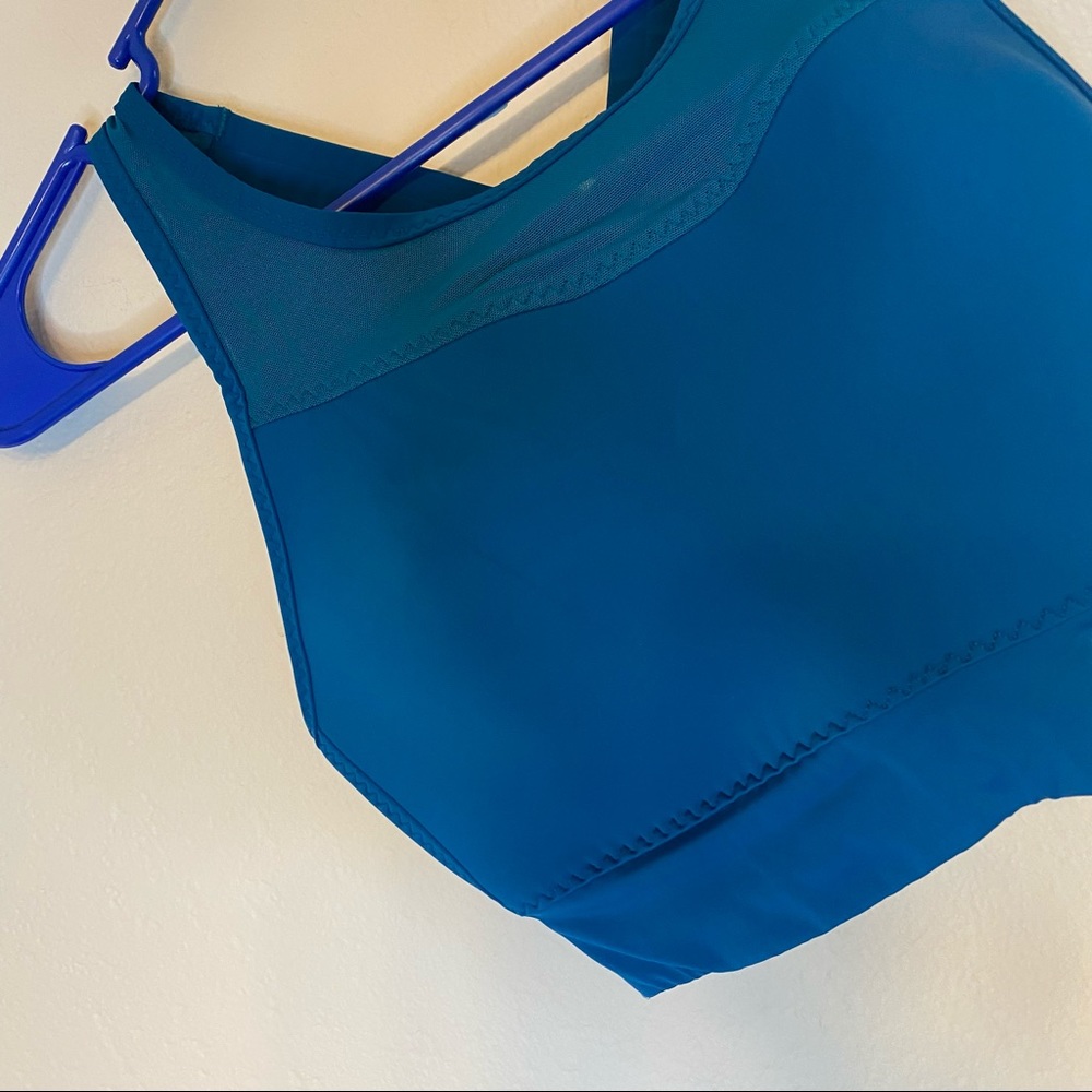 NO OFFERS ATHLETA teal Gigi High Impact sports bra XS - Picture 3 of 14